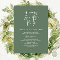 Happily Ever After, Wedding Elopement Party