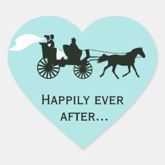 Happily Ever After Wedding Favor Stickers