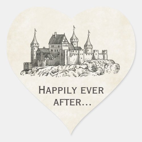 Happily Ever After Wedding Favor Stickers