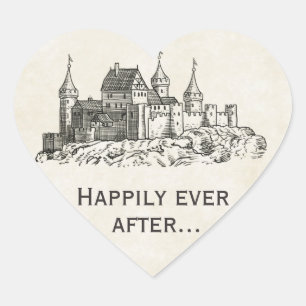 Happily Ever After Wedding Favor Stickers