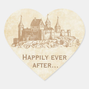 Happily Ever After Wedding Favor Stickers