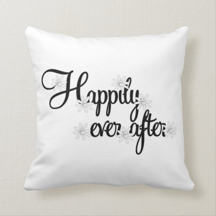 Happily Ever After Wedding Gift American  Pillow