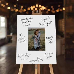 Happily Ever After Wedding Guest Book Signing Foam Board