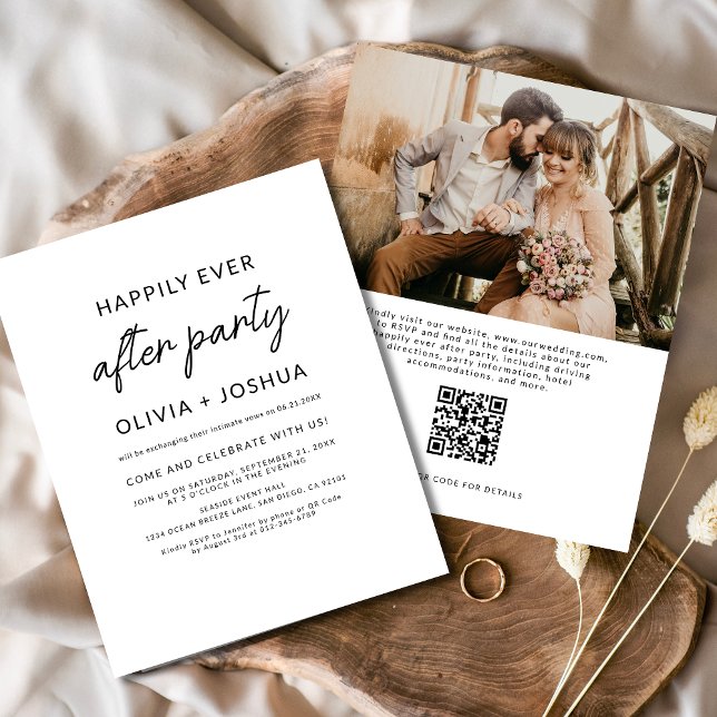 Happily Ever After Wedding Party QR Code Reception (Creator Uploaded)