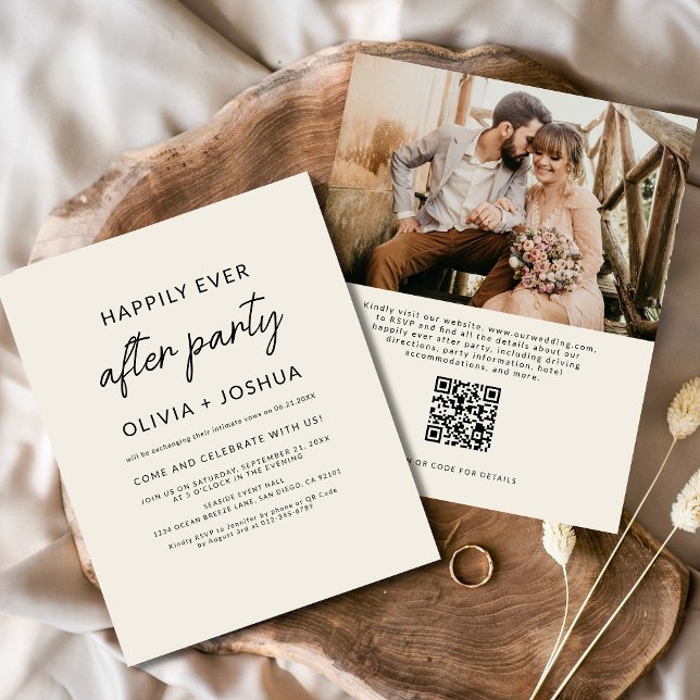 Happily Ever After Wedding Party QR Code Reception (Creator Uploaded)