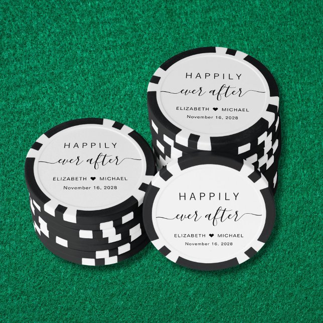 Happily Ever After Wedding Poker Chips (Creator Uploaded)