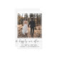 Happily Ever After Wedding Reception Photo Invite