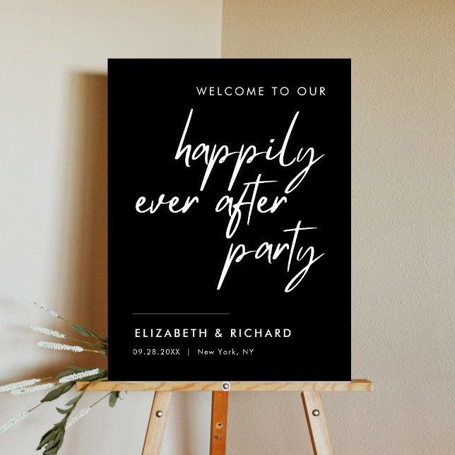 Happily Ever After Wedding Reception Welcome Sign (Creator Uploaded)