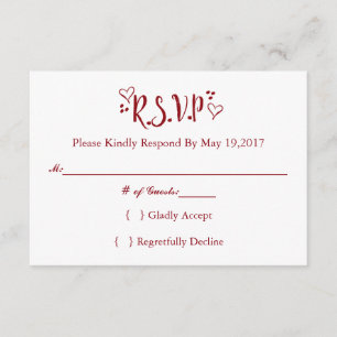 Happily Ever After Wedding Response Card