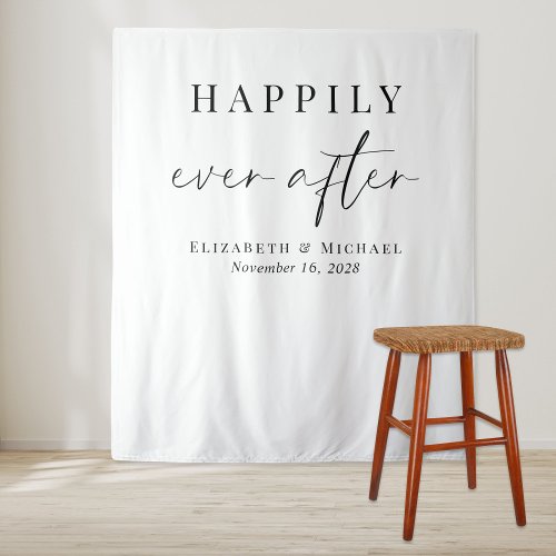 Happily Ever After Wedding Tapestry