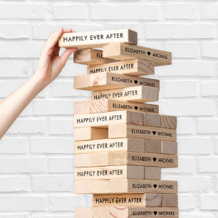 Happily Ever After Wedding Topple Tower