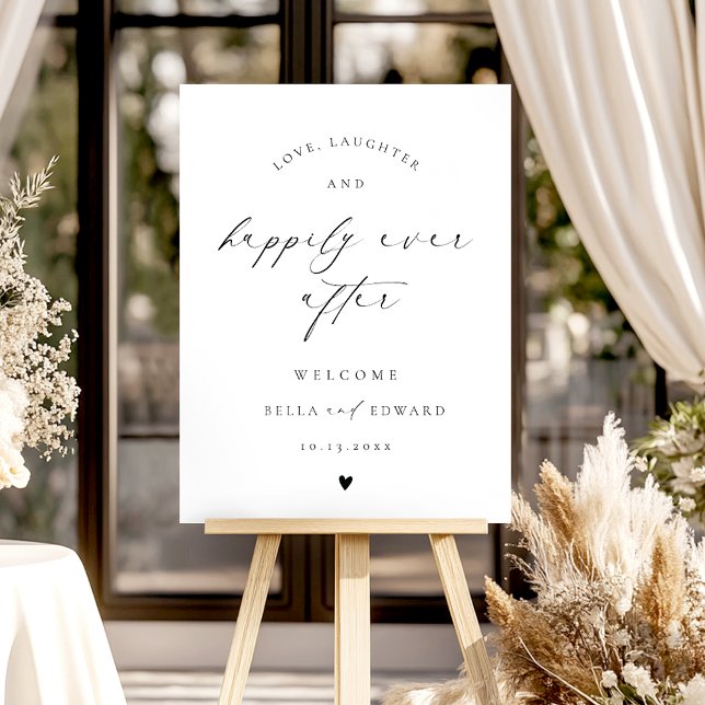 Happily Ever After Wedding Welcome Sign (Creator Uploaded)