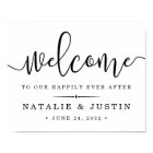 Happily Ever After | Wedding Welcome Sign