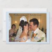 Happily Ever After with Hearts Wedding Photo (Front)