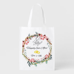 Happily Ever After You & Me Wedding Gift Tote Bag