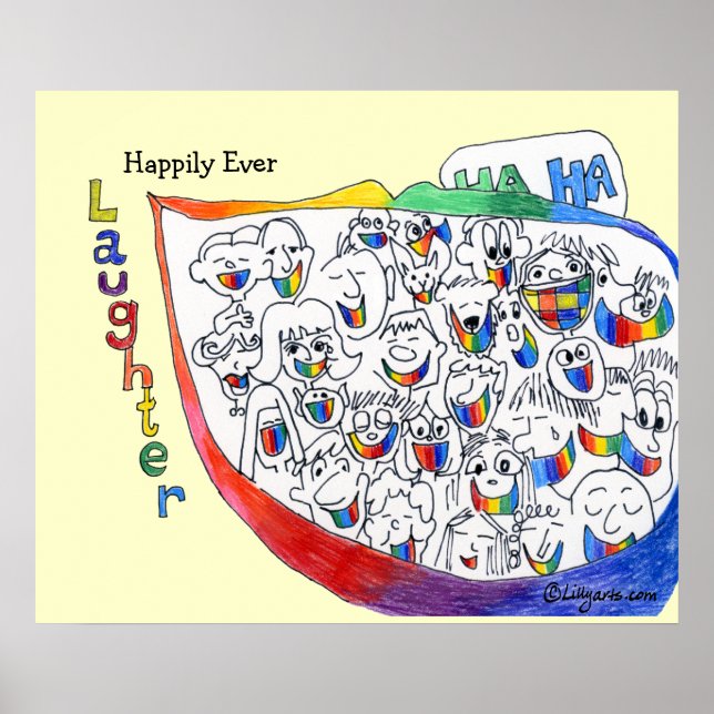 Happily Every Laughter Cartoon Poster (Front)