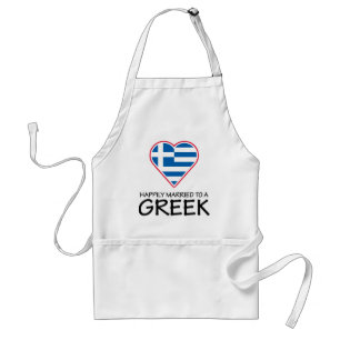 Happily Married Greek Adult Apron