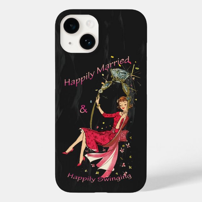 Happily Married & Happily Swinging Case-Mate iPhone Case (Back)