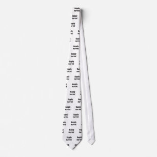 happily married neck tie