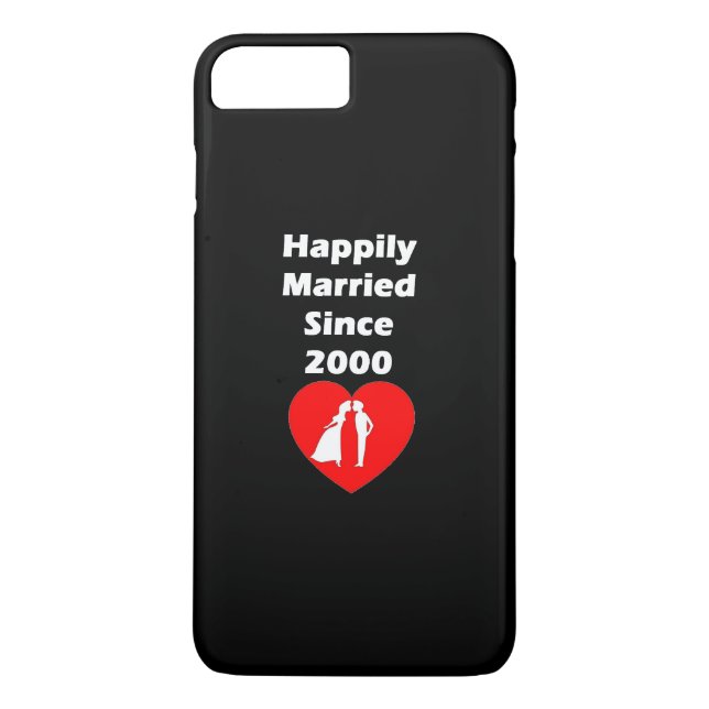 Happily Married Since 2000 Case-Mate iPhone Case (Back)