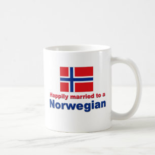 Happily Married To A Norwegian Coffee Mug