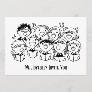 Happily Singing Children Invitation l Announcement
