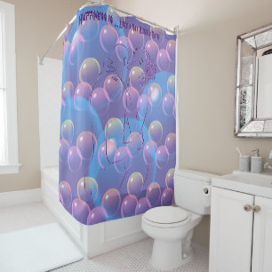 Happiness - Abstract Art - Shower Curtain