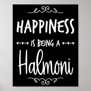 Happiness Being A Halmoni Korea Korean Grandma  Poster