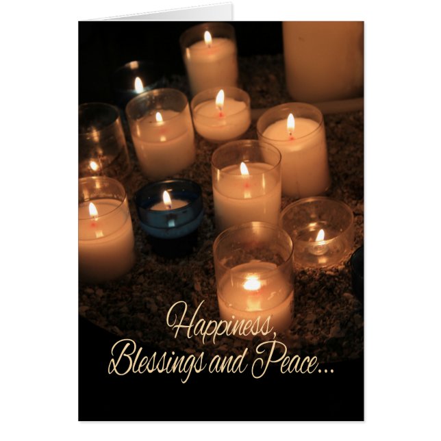 Happiness, Blessings and Peace.. Cards (Front)