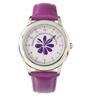 Happiness Blooms From Within! Floral First Numbers Watch