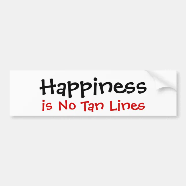 Happiness Bumper Sticker | Zazzle