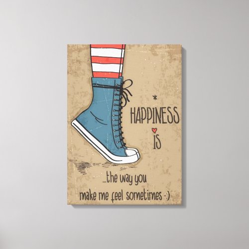 Happiness Canvas Print