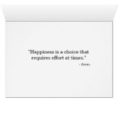 Happiness Cards (Inside Horizontal (Bottom))