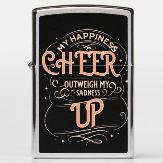  HAPPINESS CHEER UP ZIPPO LIGHTER 