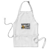 Happiness Comes In Waves Adult Apron (Front)
