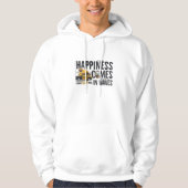 Happiness Comes In Waves Hoodie (Front)