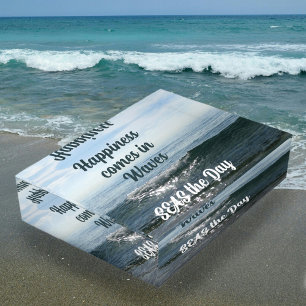 Happiness Comes in Waves SEAS the Day Ocean Wave Paperweight