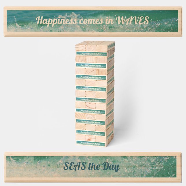 Happiness Comes in Waves SEAS the Day Topple Tower (Creator Uploaded)