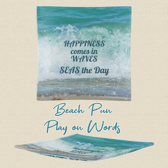 Happiness comes in WAVES SEAS the Day Trinket Tray (Creator Uploaded)