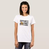 Happiness Comes In Waves T-Shirt (Front Full)