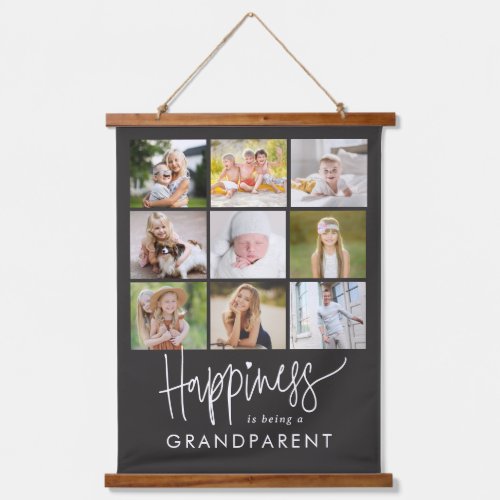 Happiness Editable Color Photo Wall Tapestry