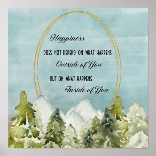 Happiness Feel Good Verse Poster