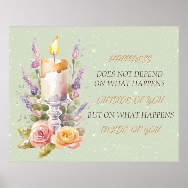 Happiness Feel Good Verse Poster (Front)