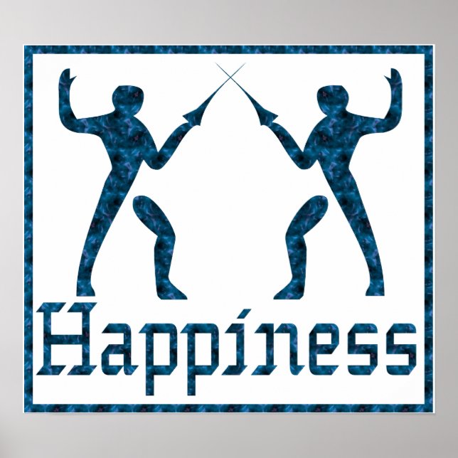 Happiness: Fencing Poster (Front)