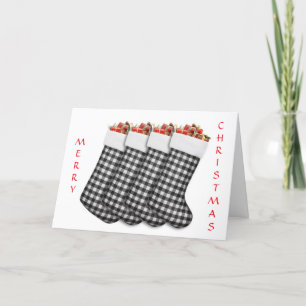 HAPPINESS FILLS THE AIR/STOCKINGS ARE HUNG! CARD