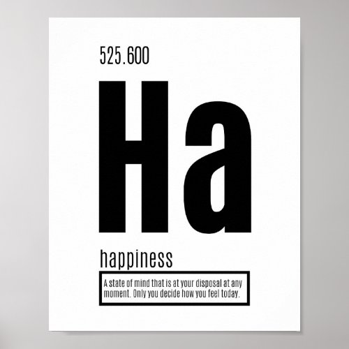 Happiness _ Fundamental Elements of Success Poster