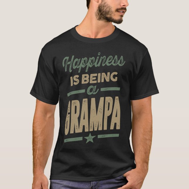 Happiness Grampa T-Shirt (Front)