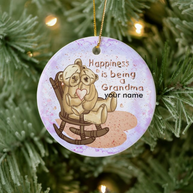 Happiness Grandma ornament (Tree)