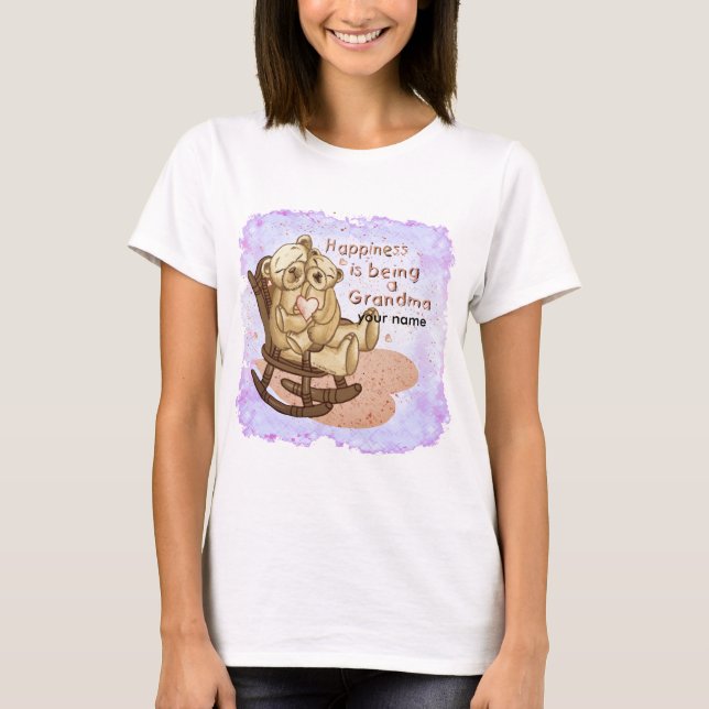 Happiness Grandma  T-Shirt (Front)