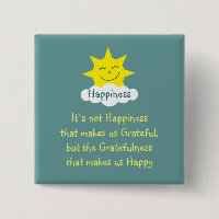 Happiness & Gratitude sun badge